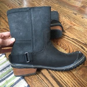 Sorel Leather Rain Boots